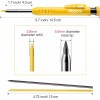 Hiboom Deep Hole Carpenter Pencil Set With Refill And Built-in