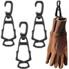 fogman Glove Holder Glove Holder Clip Stylish Lightweight with Carabiner