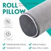 2 Pieces Bolster Pillow Round Neck Roll Pillow Cervical Cylinder