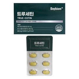 자연새긴 트루세틴 브로멜라인 퀘르세틴 900mg x 30정 1개 / 써클 Natural Carved Trucetin Bromelain Quercetin 900mg x 30 Tablets 1 Pack / Circle