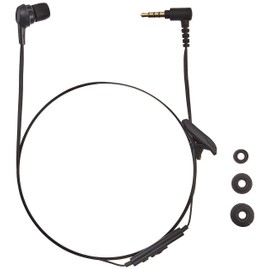 ELECOM モノラルヘッドホン(マイク付) カナル C3520 ブラック EHP-MC3520BK