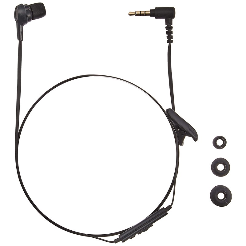 ELECOM モノラルヘッドホン(マイク付) カナル C3520 ブラック EHP-MC3520BK