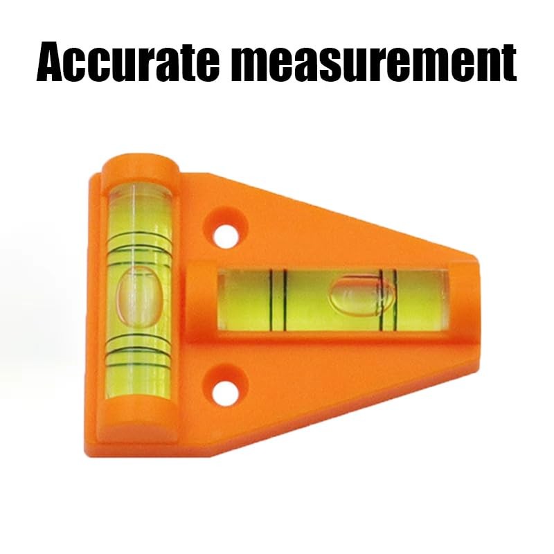 Mini Spirit Level for Caravan and Motorhome Levelling, Orange, Portable