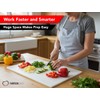 Commercial Grade White Cutting Board - 24 x 18 x