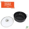 IMUSA 4.4Qt Bistro Ceramic Nonstick Caldero/Dutch Oven with Glass Lid,