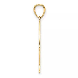 Unbranded 14K Yellow Gold Polished Jesus Fish Pendant