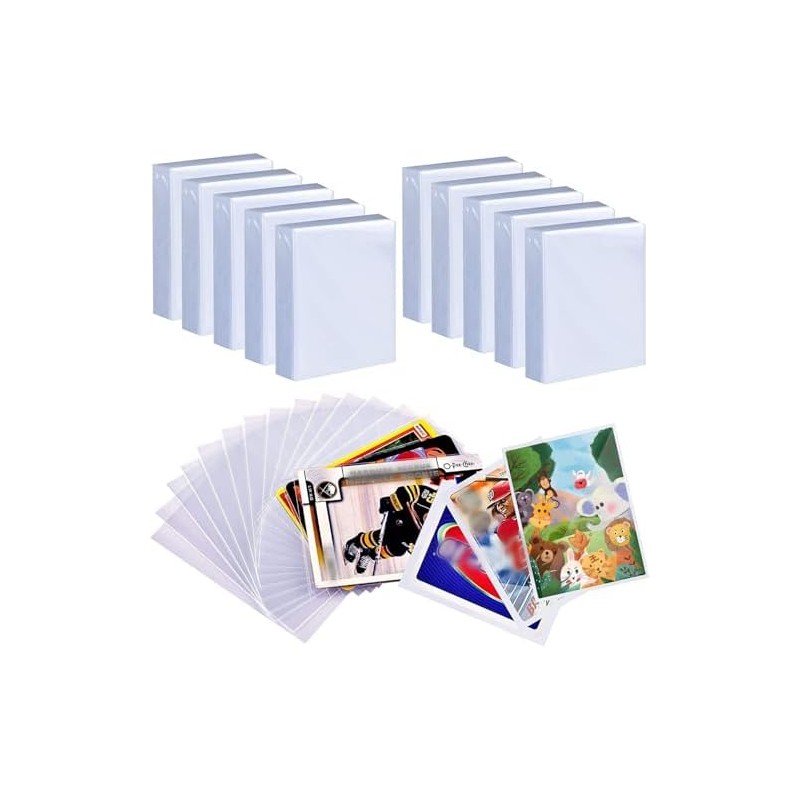 500 Fundas para tarjetas de tamaño estándar, Protector de Cartas