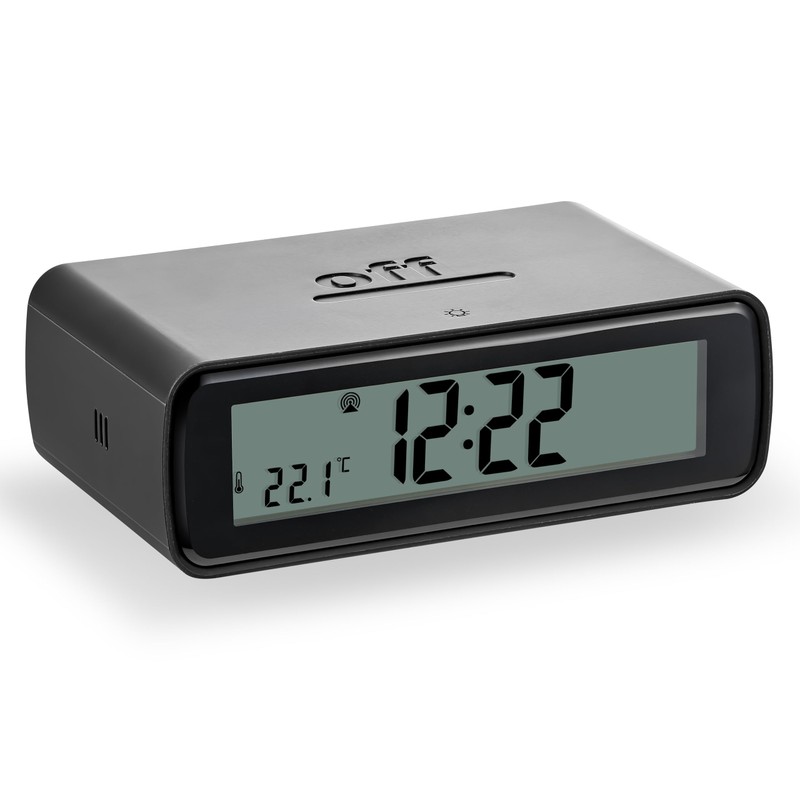 Atlanta Radio Alarm Clock Digital LCD Flip Clock Light Snooze