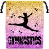 LULYKINI Gymnastics Drawstring Grip Bags Small Drawstring Bag Waterproof Gym