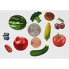 Vegetable Food Stickers Sheets for Arts and Crafts 95 Pack,