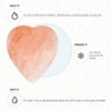 Pure Himalayan Salt Works Heart Massage Stone, Pink Crystal Hand-Carved