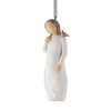 Willow Tree Messenger Ornament, Red Cardinal on Figure’s Shoulder, Bringing