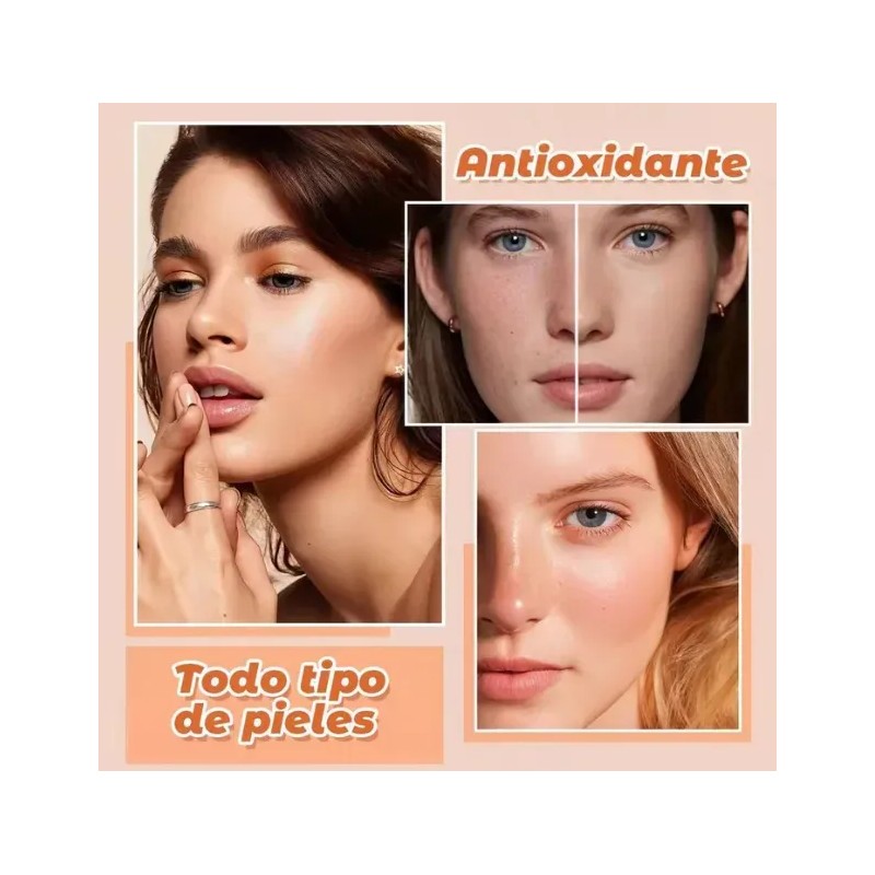 Base De Maquillaje Hidratante + Esponja Ultramo Full Cover