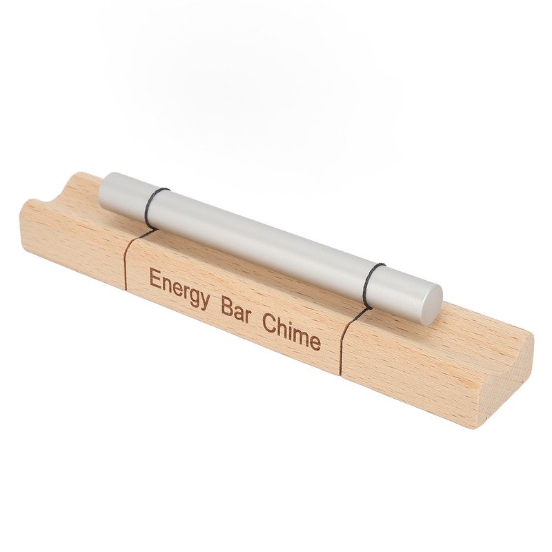 Meditation Chimes Mindfulness Aluminum Alloy Wooden Single Sound Hand Bell