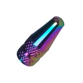 Yuauy 5 PCs Tubeless No Tube Valve Stem Core Copper Universal Accessory replacement + 5 pcs Red Metal Bike Bicycle Road Racing Coloured Valve Cap Dust Covers