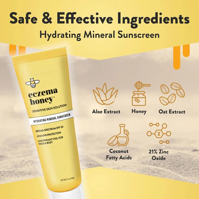 Eczema Honey Protector Solar Mineral Hidratante - Crema Sola