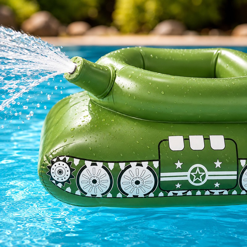 Inflatable Pool Water Sprayer Float for Summer Play – PVC