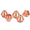 5Pcs Plasma Torch Cap Nozzle Cutting Kits Copper Welding Industrial