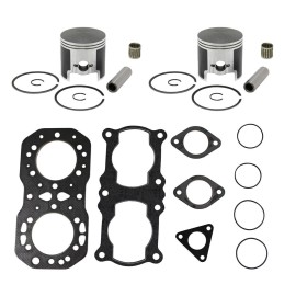 SPI 1989-1995 Polaris Indy 500 SKS Top End Rebuild Kit SPI Pistons Bearings Gaskets