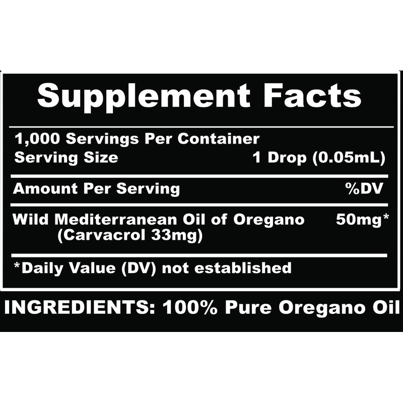SUPERIOR FULVIC HUMIC Concentrated X935 Oregano Oil Drops (Oregano)