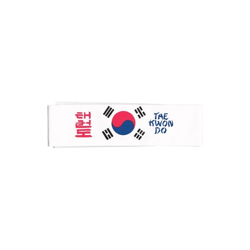 Martial Arts White Head Band Headband) - Korean Taekwondo TKD