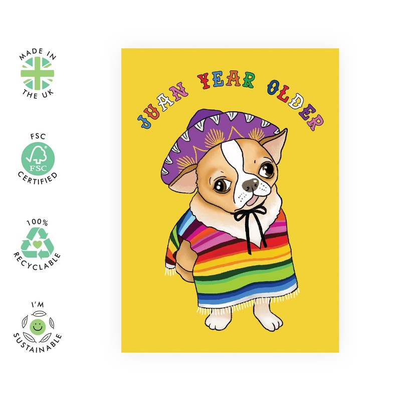 Central 23 Funny Dog Birthday Card for Women Men Him