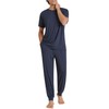 Latuza - Conjunto de pijama para hombre, suave, cómodo, de