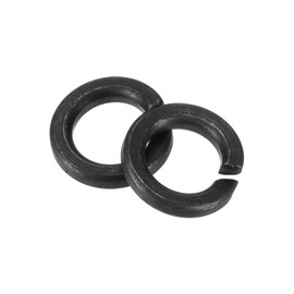 sourcing map 120 Pcs M6 Split Lock Washers, Carbon Steel Spring Lock Washer 6.53mm ID 9.8mm OD 1.6mm Thick for Screws Bolts Fasteners