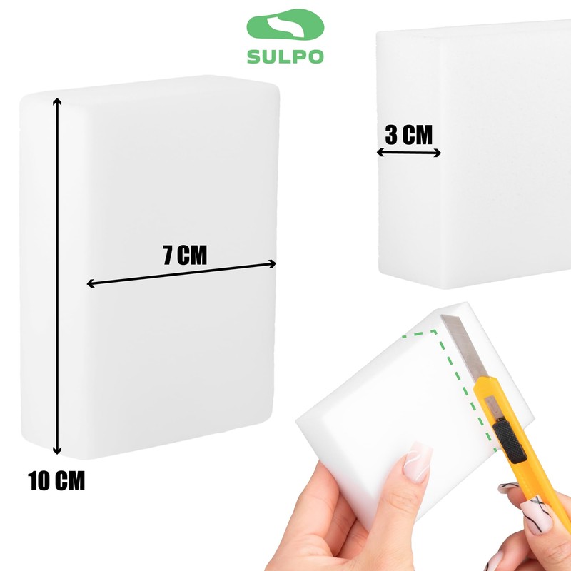SULPO Dirt Eraser Sponge for Shoes and Household - Magic