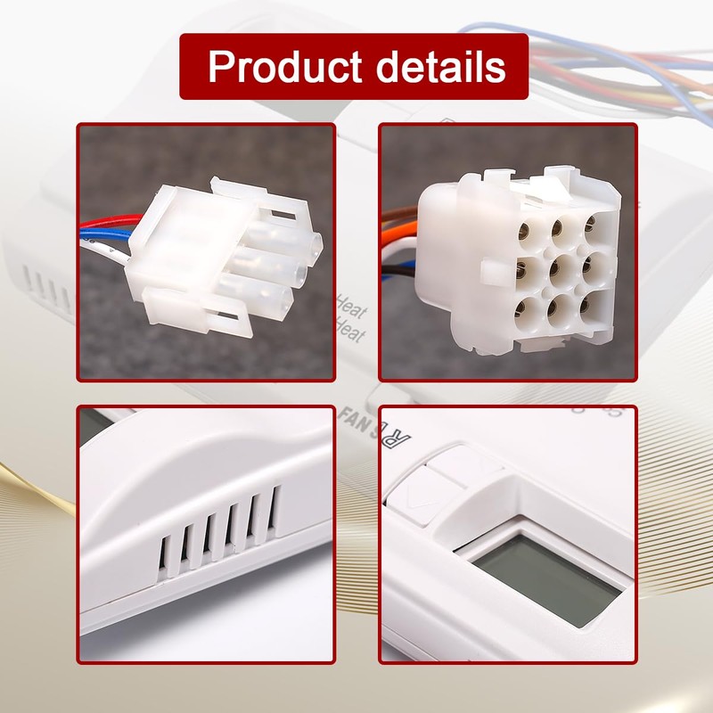 6536A3351 Digital Thermostat Compatible with Coleman-Mach， Two-Stage Digital Thermostat for