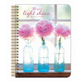 Legacy Publishing Group Deluxe Medium Spiral Notebook, 6.6 x 8.25-Inch, Three In A Row