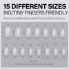 AILLSA Square Nails Tips - 450 Pcs Upgraded Matte Soft