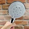 ECOSPA Large Shower Head Universal Bath Shower Handheld Handset Chrome