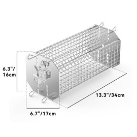 onlyfire Universal Octagonal Tumble Rotisserie Basket, Flat Spit Rotisserie Grill Basket Fits for 1/2 Inch Hexagon, 3/8 Inch Hexagon, 3/8 Inch Square, 5/16 Inch Square Spit Rods