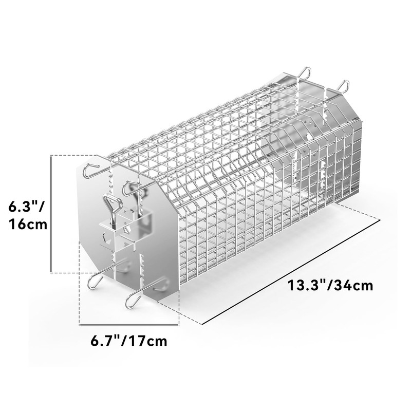 onlyfire Universal Octagonal Tumble Rotisserie Basket, Flat Spit Rotisserie Grill