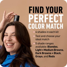 BOLDIFY Hair Fibers (Color Discovery Kit) - Fill In Thinning and Fine Hair for an Instantly Fuller, Thicker Look - 14 Shades for Women & Men - Light + Medium Browns