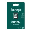 Universal Keep Onn 64gb SDXC Memory Card with Adapter