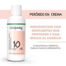Peróxido En Crema 10/20 / 30/40 Volúmenes 120ml Loquay (Volumen 40)
