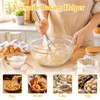TatTech 2Pcs Danish Dough Whisk 12 in, Stainless Steel Hand