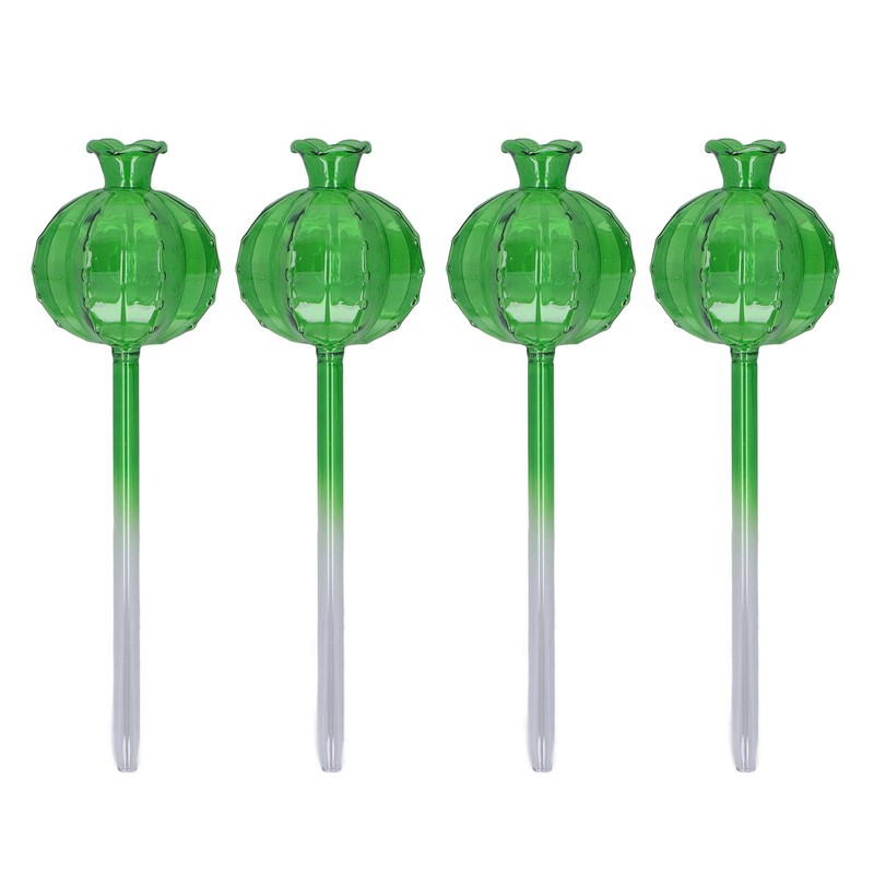 4pcs Self Watering Flower Globes Decorative Automatic Plants Watering Bulbs