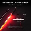 RENGENG Light Up FireGod Tanjiro Sword, 40 Inches Rechargeable Plastic