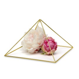 Finest Quality 51 Degree 9" 24k Gold-Plated Copper Meditation Pyramid for Healing