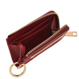 Fossil Women's Liza Zip Around Clutch (Pack of 1), red, Casual