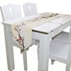 WOOR Double-Sided Spring Japanese Cherry Blossom Sakura Tree Table Runner