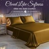 SLEEP SANCTUARY Satin Sheets Full Size – 4 Piece Luxury