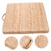 IWOWHERO Yoga Floor Seat Mat Woven Straw Pillow Cushion Meditation