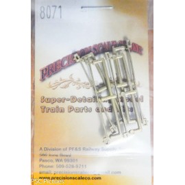 PSC Precision Scale On3 #8071 Bars, Bottom Crosstie, for: On3 Shay Truck (Brass)