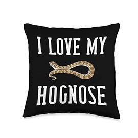 Hognose Snake Lover Hognose Snake Western Care Cage Throw Pillow, 16x16, Multicolor