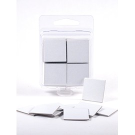 Hedral Value Pack of 50 - Blank 1" Square Board Game Chits Tiles Counters Markers DIY D&D