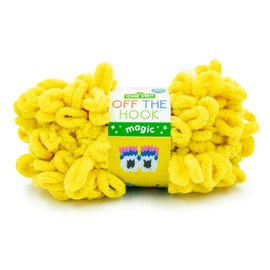 Lion Brand Yarn 3011-500 Sesame Street Off The Hook Magic Yarn, Big Bird Eyes